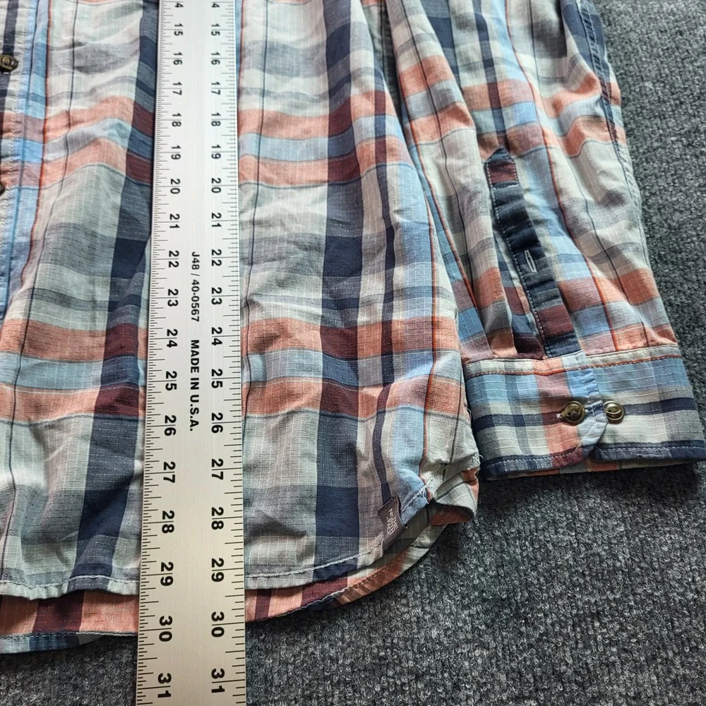 The North Face Mens XL/TG Plaid Button Up Long Sleeve Casual Shirt